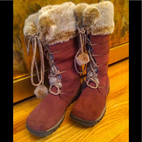 Skechers Shoes - Sketcher faux fur/leather suede boots